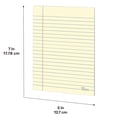 thumbnail image 5 of M.C. Squares Dry-Erase Jr. Legal Pads - 5 x 7 Inch, Junior 4-Pack - One Side Lined Canary Erasable Note Pad, One Side Blank White Board, Included Wet-Erase Tackie Marker, 5 of 7