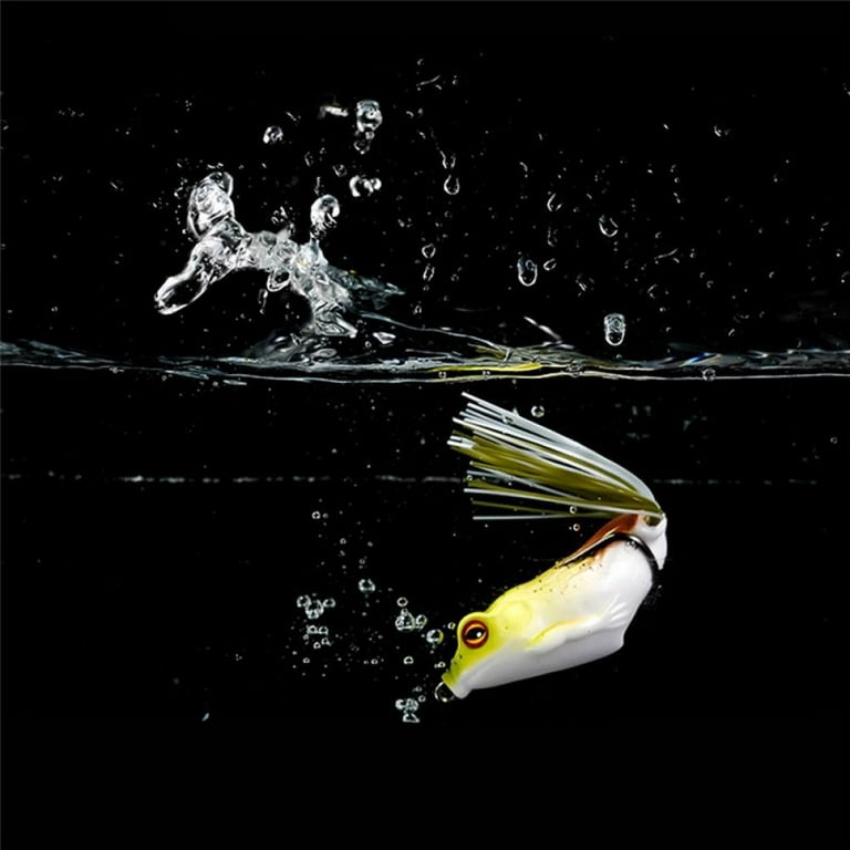 Kernelly Double Propeller Frog Soft Bait High Simulation Soft Silicone  Fishing Lures Prop Bass Realistic Design Floating Weedless Baits Kit  Freshwater