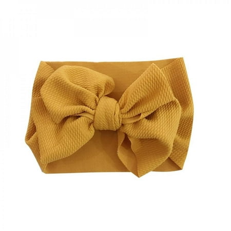

Clearance!Big Bowknot Baby Headbands Knotted Infant Headwraps Girls Turban Baby Bows K