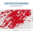thumbnail image 2 of Yibo Red Bloody Blots and Splatters Beach Towels, Quick Dry Swimmers Sand Proof, 2 of 8