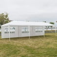 thumbnail image 5 of Outdoor 10x30 Tent, Party Wedding Tent Canopy with Removable Sidewalls, Portable Canopy Shelter Tent Pavilion for Market, Outside Tents for Events, Backyard, White, 5 of 10