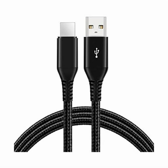 WEEKS USB C Cable 15ft, Extra Long USB Type C Fast Charging Cable Sturdy Nylon Braided USB A to USB C Cable Compatible with Samsung S10/S9/S8/S7/S20/A10/A20/A50/A51/Note9/Note8, LG V50 V40 V20,Black