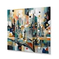 thumbnail image 2 of Designart "Reality Transcendence II" Abstract Landscape Metal Art Living Room, 2 of 5
