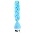 thumbnail image 1 of Extensiones de cabello trenzado Jumbo ombré, fibra sintética de alta temperatura, 24 pulgadas, 1 unidad, 1 of 4