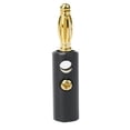thumbnail image 2 of 10pcs Banana Plugs 4mm Gold Plating Audio Speaker Wire Cable Screw Banana Lantern Plug For Audio Speaker, 2 of 10