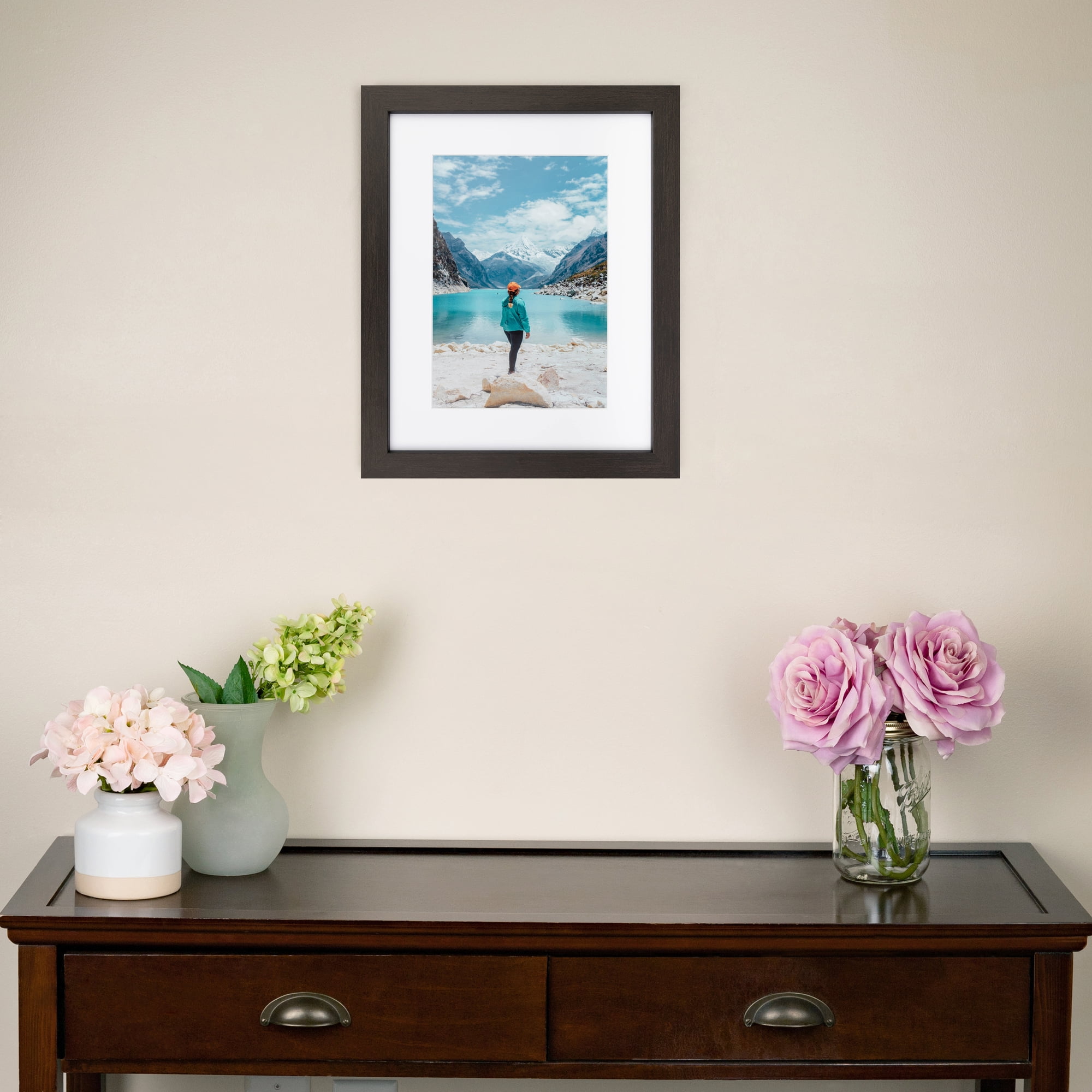ArtToFrames 30x40 inch Coffee Picture Frame, Brown MDF Poster Frame (3913)