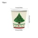 thumbnail image 3 of Juego de vasos, platos y toallas de papel con temática navideña. Vajilla navideña con temática de árbol de Navidad, ideal para reuniones de varias personas y fiestas., 3 of 5