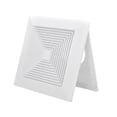 thumbnail image 2 of Abs Square Diffuser for Air Conditioner Snap-In Spring Panel Ventilation Hood, 2 of 8