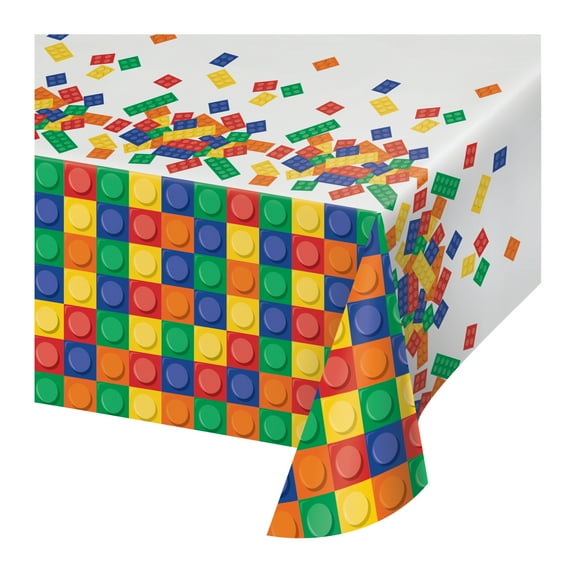 Block Party Plastic Tablecover