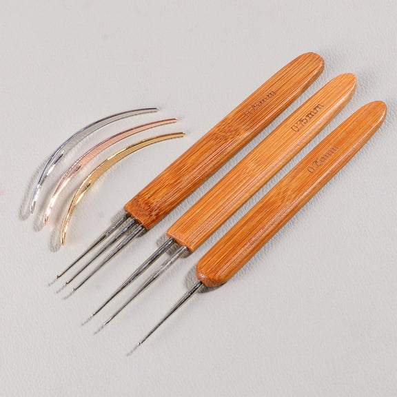 FRCOLOR 6 Pcs/1 Hair Interlocking Tool Braider Set Chunky Hair Accessories Size 1
