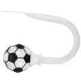 thumbnail image 4 of EeaseMX Abrazadera de cortina con forma de balón de fútbol para montaje en pared con forma de U, 4 of 7