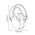 thumbnail image 2 of Cache-oreilles pour Enfants Protection Auditive Réduction de Bruit Bandeau Réglable Protection Auditive pour Enfant Dormir Étudier, 2 of 9