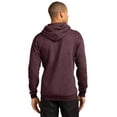 thumbnail image 2 of Port & Company Core Fleece Pullover Hooded Sweatshirt-2XL (Heather Athletic Maroon), 2 of 6