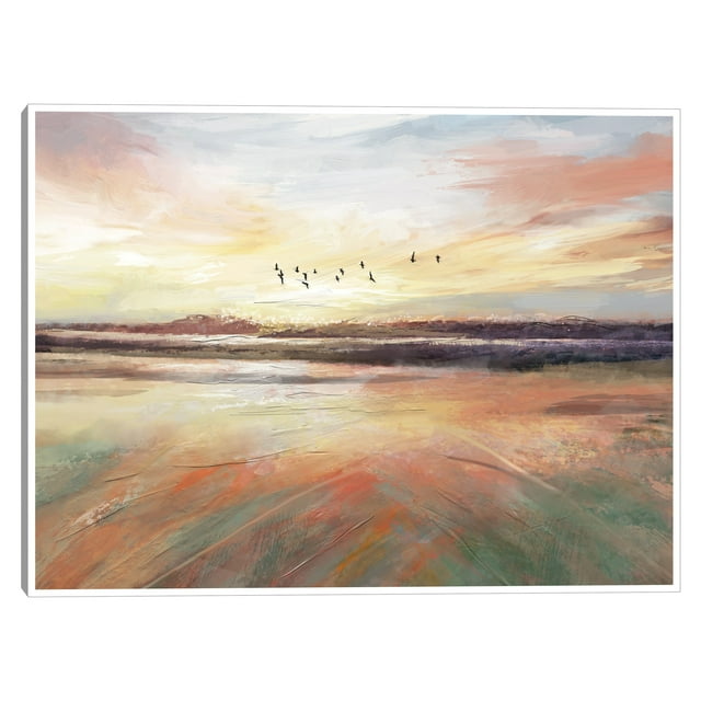 Cuadro Decorativo - mañana de septiembre Jr Impresión en canvas, estrechado