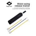 thumbnail image 2 of BAIJIA Golf Swing Training Aid Arm Waist Band Posture Correction Practicing Guide Belt for Golf Beginner Correcting Tools black, 2 of 5