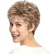 thumbnail image 4 of Pelucas con flequillo para mujer, peluca ondulada suelta, peluca de moda para mujer, peluca con flequillo completo, peluca corta, peluca marrón, estilo moderno, peluca de cabello, 4 of 5