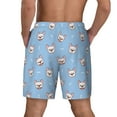 thumbnail image 4 of Balery French Bulldog Head Mens Swim Trunks Swim Shorts for Men Quick Dry Inseam Beach Shorts with Compression Liner Pocket-Medium, 4 of 9