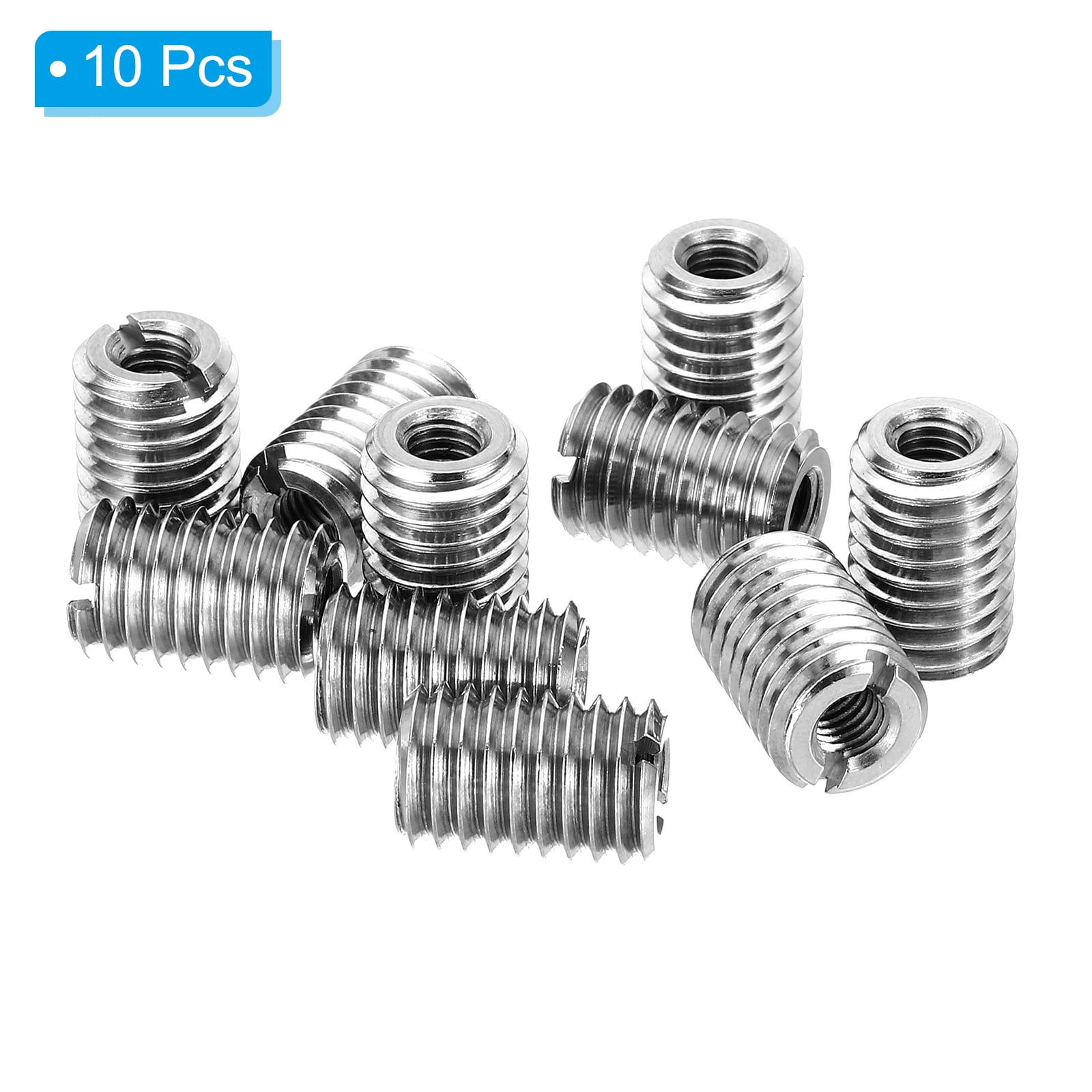 Uxcell Thread Adapters Sleeve Reducing Nut M10*1.5 Male to M5*0.8