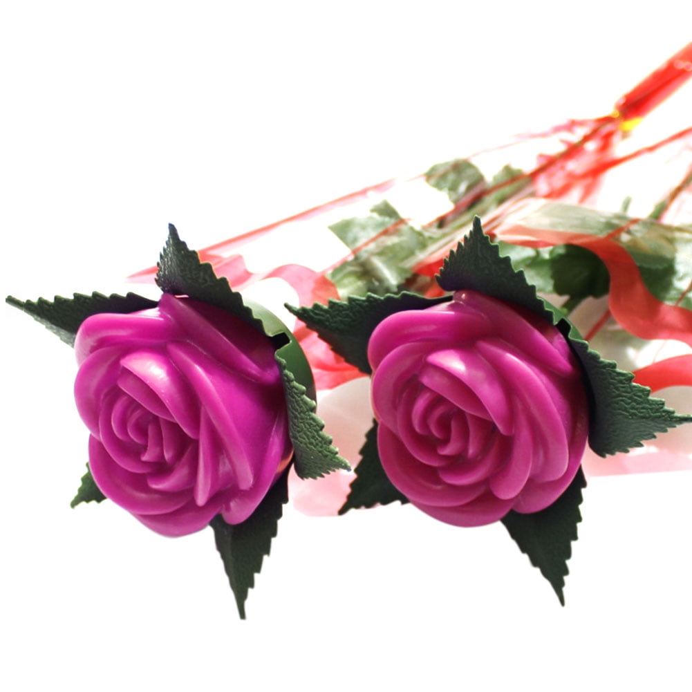 Details about   1 Romantic Simulation LED Rose Flower Color Change Lamp Gift Valentine's Day n 