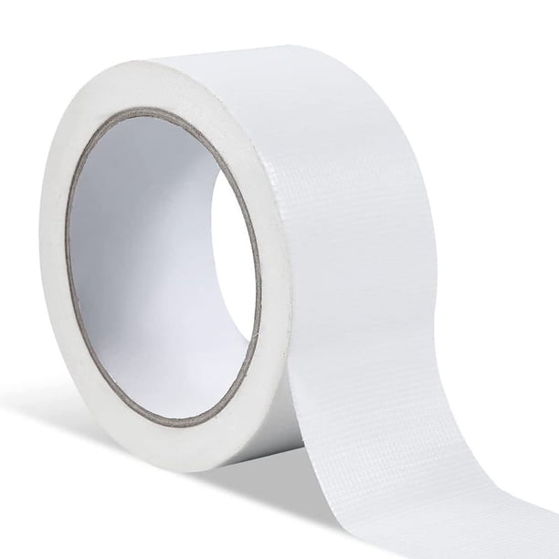 Cinta para ventanas resistente a la intemperie, selladora de plástico impermeable, tira selladora sin residuos (blanca)