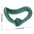 thumbnail image 4 of Anti-Fouling Silicone Face Pad for Meta Quest 3S Gaming Headset(Green), 4 of 4