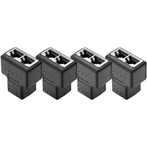 Ethernet Coupler RJ45 Connector for Cat7 Cat6 Cat5e Cat5 LAN Ethernet Cable Extension Adapter, Coupler Ethernet