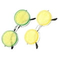 thumbnail image 3 of WEUVEB Funny Eye Glasses Lemon Shaped Glasses Yellow 2Pack Back to School, 3 of 9