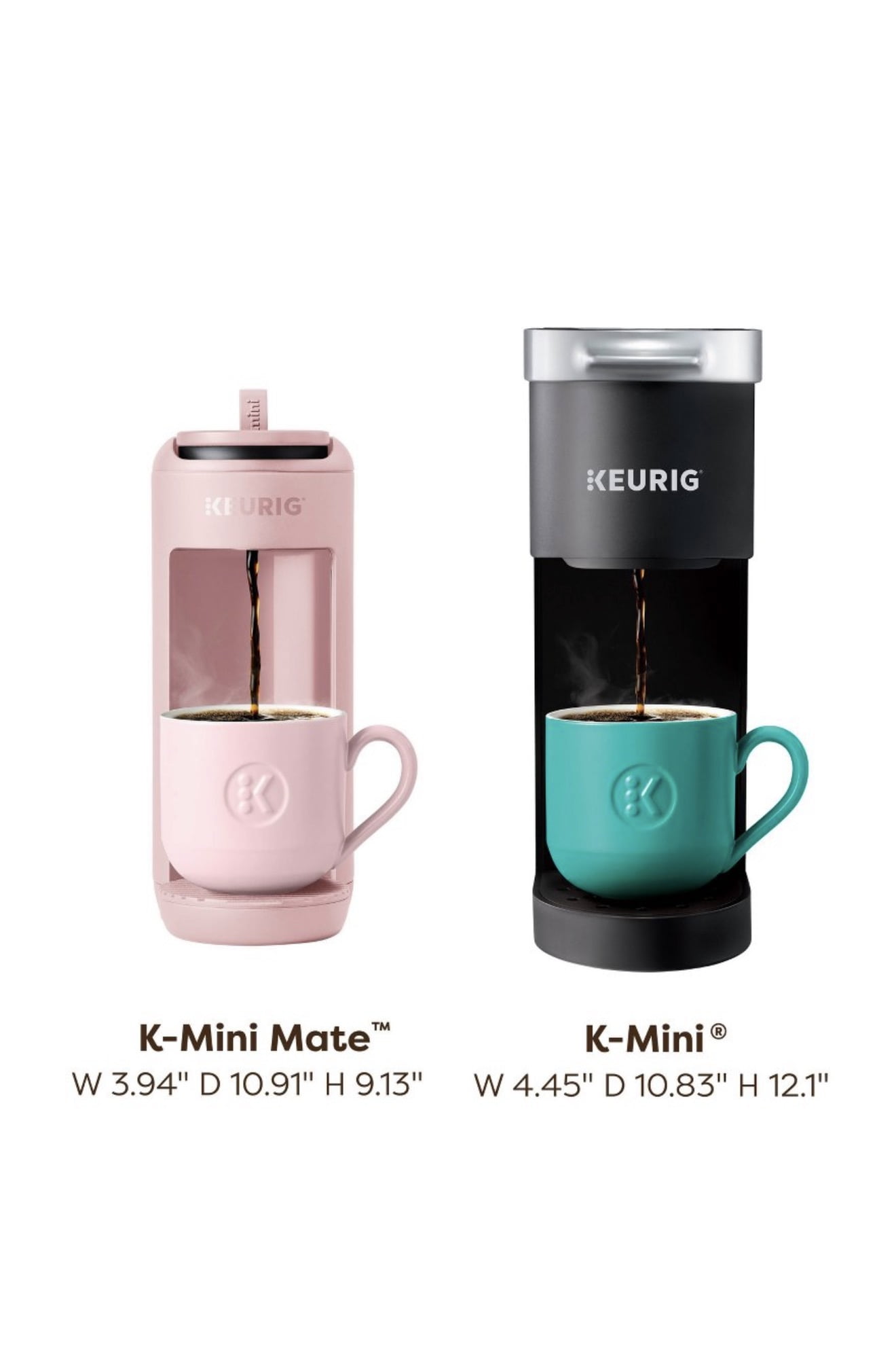 Keurig K-Mini Mate Single-Serve K-Cup Pod Coffee Maker  Pink Sands