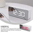 thumbnail image 4 of Matsuzay Plastic Digital Alarm Portable Angle Adjustable Clock Projector Indoor Screen Memory LED Thermometer Clocks Acrylic Function Electrodomésticos Luz roja, 4 of 6
