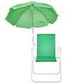thumbnail image 2 of Tcbosik Outdoor Folding Chair with Detachable Umbrella for Adults, Portable Camping Chair for Fishing Camping Hiking Travel Picnic, Green, 2 of 8