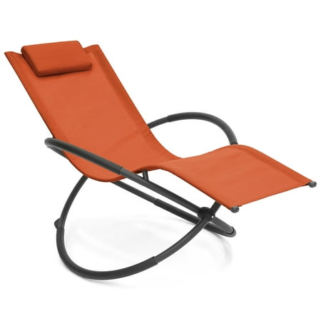 Best Choice Products Folding Orbital Zero Gravity Lounge Chair W Best Choice Products Folding Orbital Zero Gravity Lounge Chair W Removable Pillow Orange