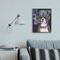thumbnail image 4 of Stupell Industries Sophisticated Boxer Dog Portrait Top Hat Pet Black Framed, 24 x 30, Design by George Dyachenko, 4 of 5