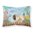 thumbnail image 1 of Carolines Treasures CK1243PILLOWCASE Pekingese Spring Fabric Standard Pillowcase, 1 of 2