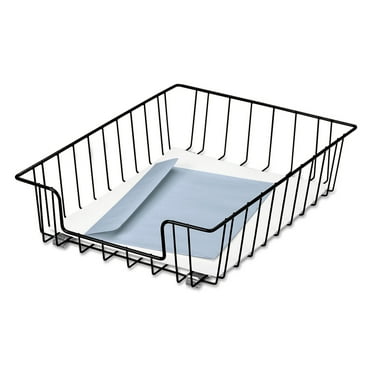 Fellowes Mfg. Co. FEL60112 Wire Desk Tray- 10in. x14in. x 3in.- Black