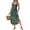 Green, variant on Women's Summer Long Dress Sleeveless Side Slits, Retro Printed Camisole Maxi Dress, Flowy Beach Boho Vintage Floral Dress Casual Party,Green,M