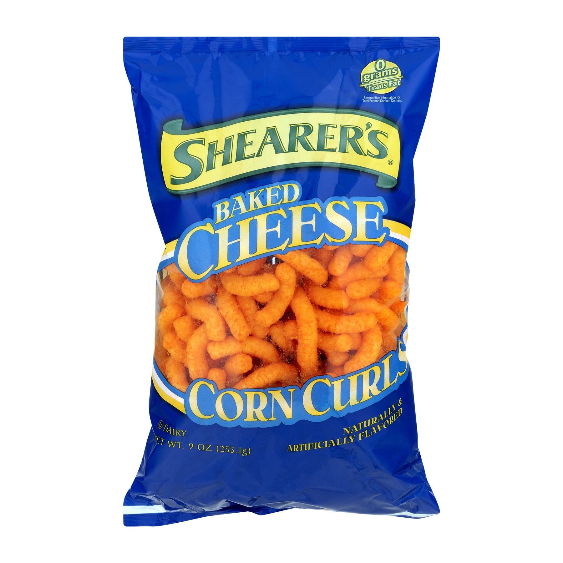 Shearer's Baked Cheese Corn Curls, 9 Oz.