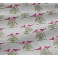 thumbnail image 5 of oneOone Viscose Jersey Fabric Bird & Tree Block Fabric Prints By Yard 60 Inch Wide, 5 of 5