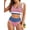 BB Pink, variant on Eytino High Waisted 2 Piece Bikini Set for Women Tummy Control Color Block Striped Swimsuit Knit Ribbed Bathing Suit, Black, M