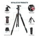thumbnail image 3 of Trípode Monopie NEEWER Negro Viaje con Control Remoto y Cabezal 360° para Cámara DSLR de Aluminio, 3 of 9