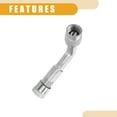 thumbnail image 6 of 1 Set 135-Degree Car Tire Valve Stem Extenders Universal for Cars RV Bicycles Motorcycles Silver Tone, 6 of 6