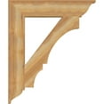 thumbnail image 3 of Ekena Millwork 6"W x 32"D x 38"H Balboa Traditional Rough Sawn Bracket, Western Red Cedar, 3 of 4