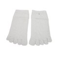 thumbnail image 2 of Chaussettes Conductrices Électrode, Chaussettes Conductrices 5 Doigts Chaussettes de Massage Fibre Argentée Fiables et Durables, 2 of 8