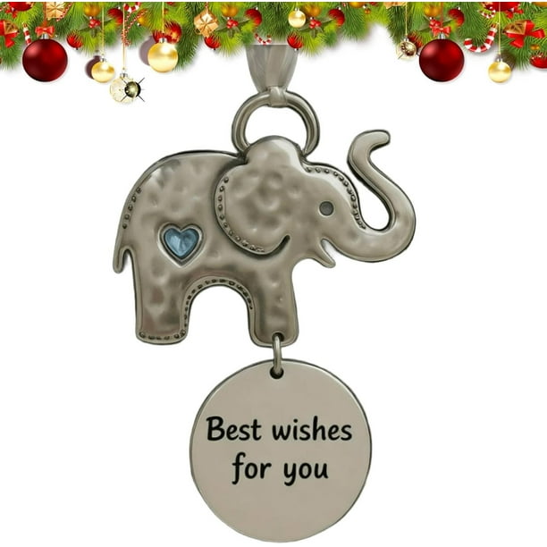 Regalos para Mujeres Ornamento de Árbol de Navidad de Metal para Decoración Del Hogar