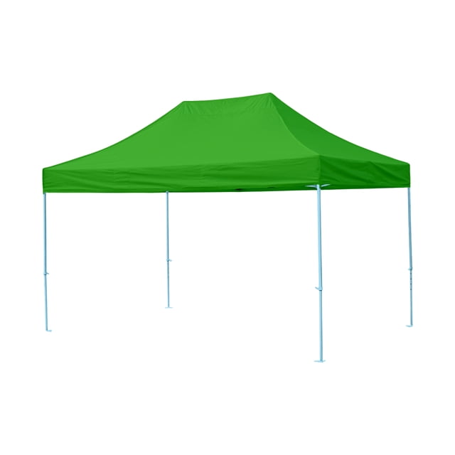 Ilios Innova | Toldo Plegable Verde 3x4.5 Carpa para Exteriores Resistente al Clima, Impermeable, Estructura de Hierro y Tela Oxford 600D.