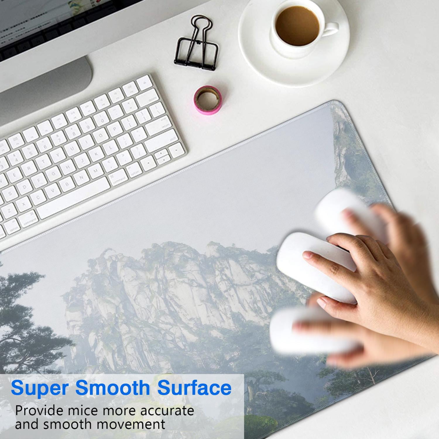 WUKONG Gaming Mouse Pad Non Slip Fashion Rubber Mousepad for Table Desk Alpine Scenery Big Trees ) Mousepad Gaming for Computer Desk Laptop Decoration (31.5x15.7in)