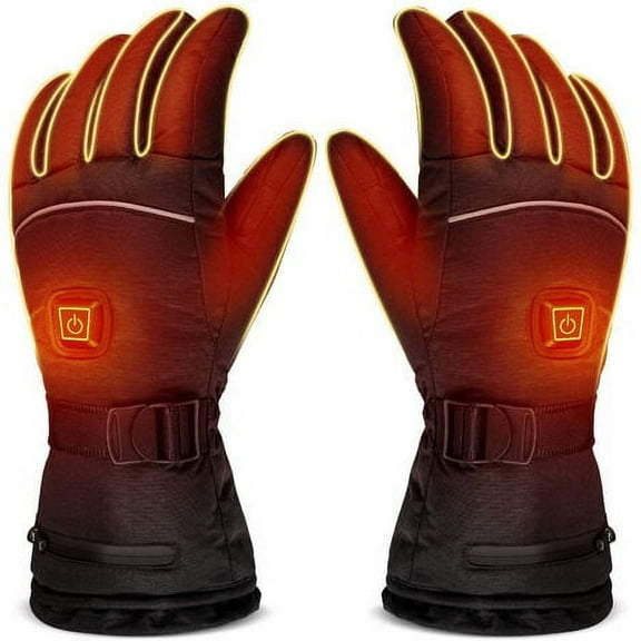 Rechargeable heated gloves with 3 heat settings, battery-powered heated gloves 3200 mAh for men and women, gloves