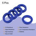 thumbnail image 4 of Uxcell 20mm x 28mm x 6mm UN Type Radial Shaft Oil Seal PU Blue 5 Count, 4 of 7