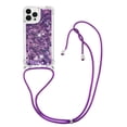 thumbnail image 3 of Funda FOXDOCK para iPhone 15 Pro Max con Cuerda Ajustable, Brillo Líquido, Protección Antigolpes y Lente – Ideal para Regalo, 3 of 6