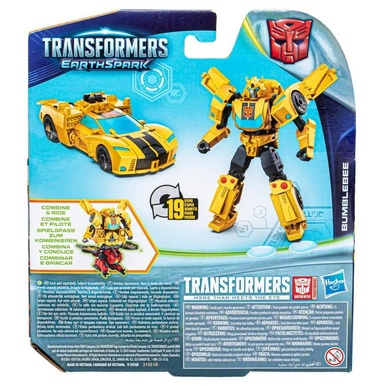 Transformers Toys EarthSpark Warrior Class Collectible Action