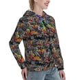 thumbnail image 6 of Salouo Multicolored Butterflies C Pattern Hoodie Sweatshirts for Women, Autumn Pullover Hoodie Workout Sweat Women's Long Sleeve Preppy Sweatshirts-X-Large, 6 of 7